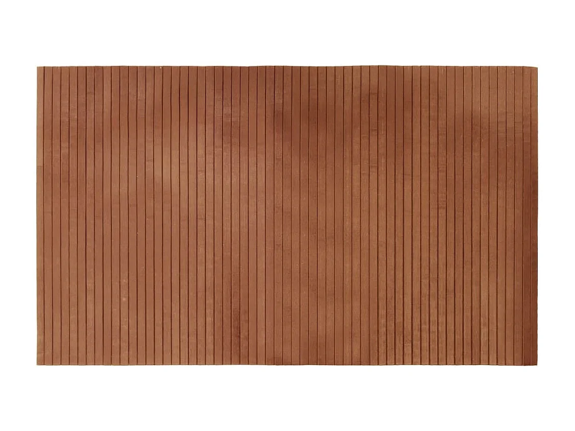 Tappeto Rettangolare Marrone 60x100 cm in Bambù