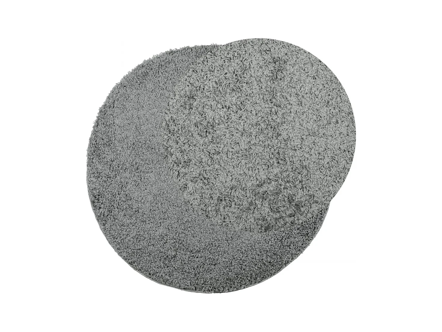 Tappeto Shaggy PAMPLONA a Pelo Lungo Moderno Verde Ø 80 cm