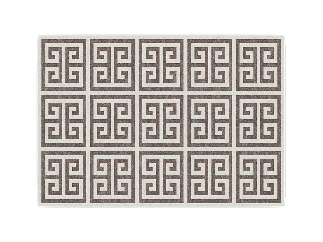 Tapis intérieur extérieur à poils courts 160x230cm antidérapant