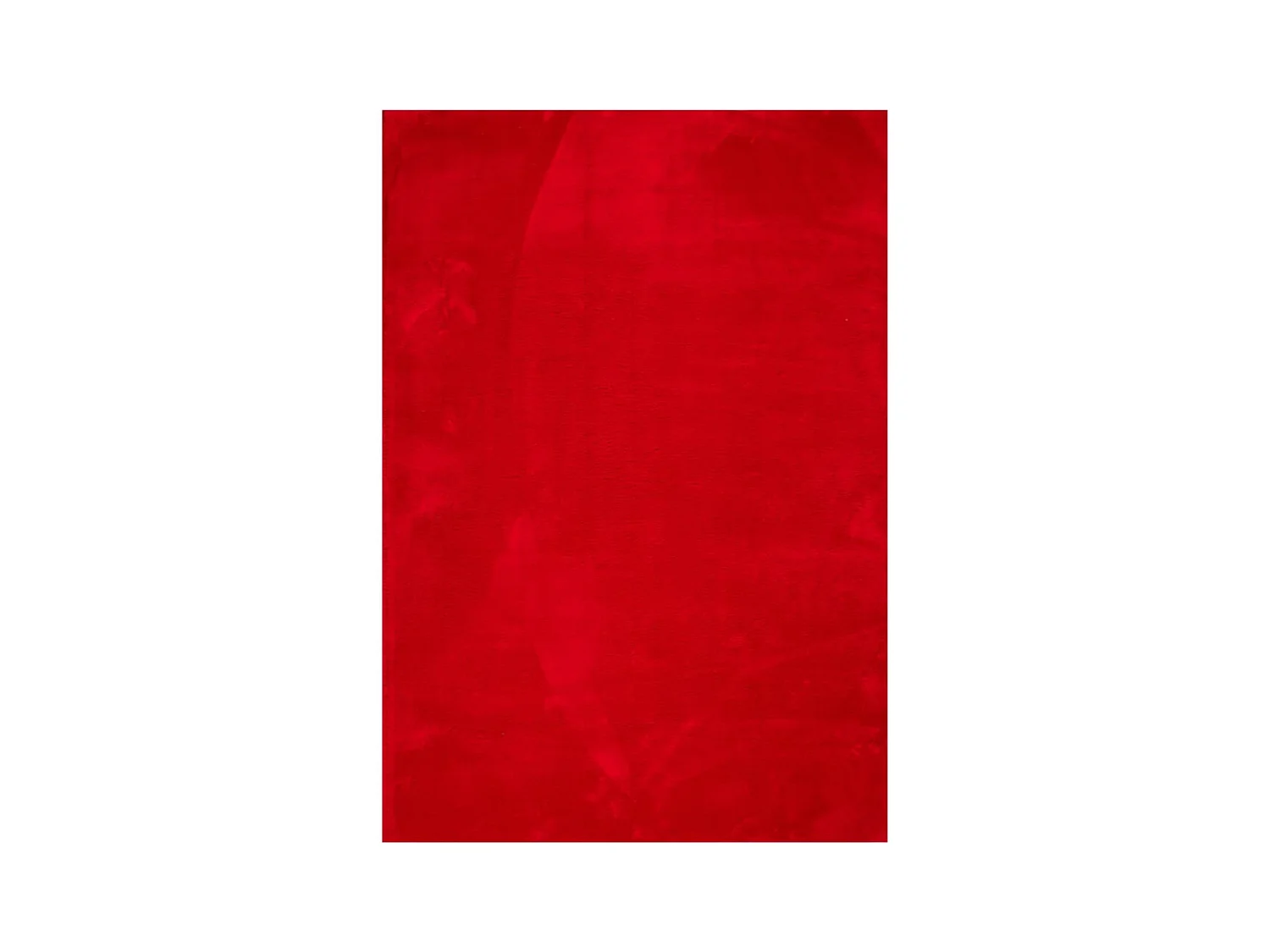 Alfombra de pelo corto suave lavable HUARTE rojo 160x230 cm