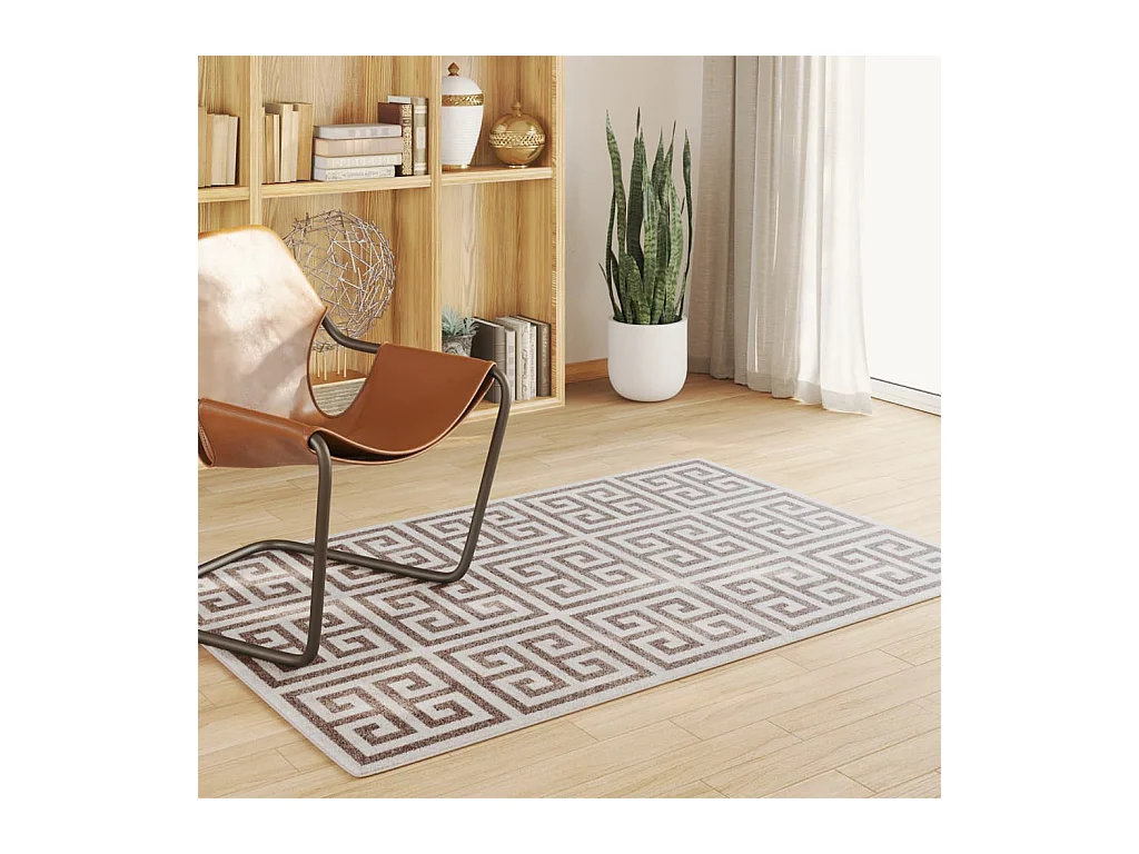 Tapis intérieur extérieur à poils courts 120x180cm antidérapant