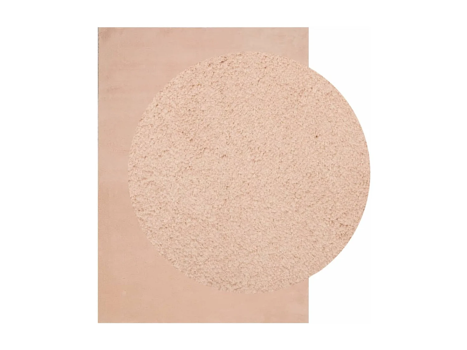 Tappeto a Pelo Corto HUARTE Morbido e Lavabile Rosato 200x280cm