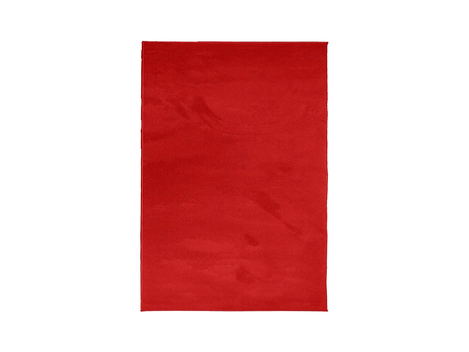 Tapis OVIEDO à poils courts rouge 200x280 cm