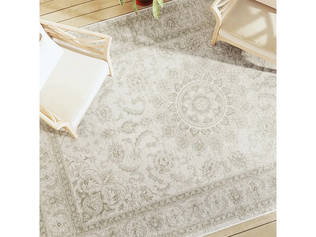 Tapis intérieur extérieur à poils courts 190x300cm antidérapant