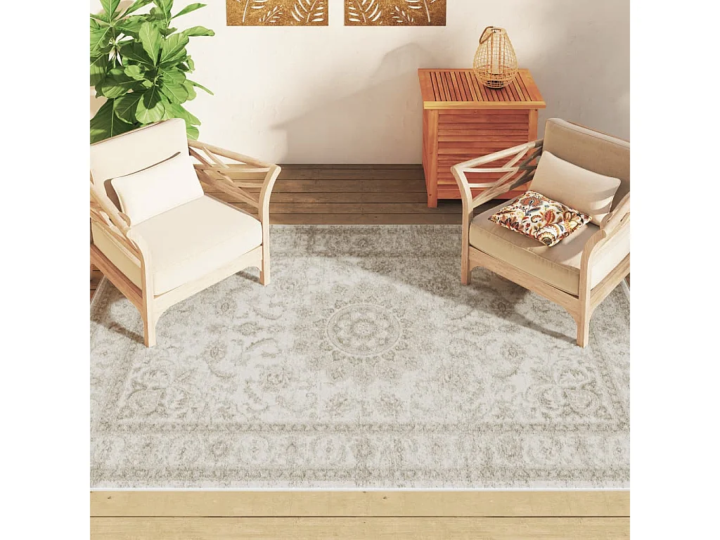 Tapis intérieur extérieur à poils courts 190x300cm antidérapant