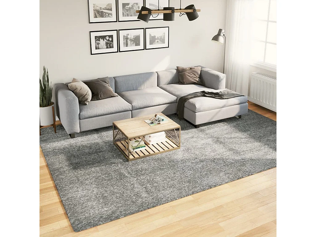 Tapete shaggy de pelo alto PAMPLONA 240x340 cm verde