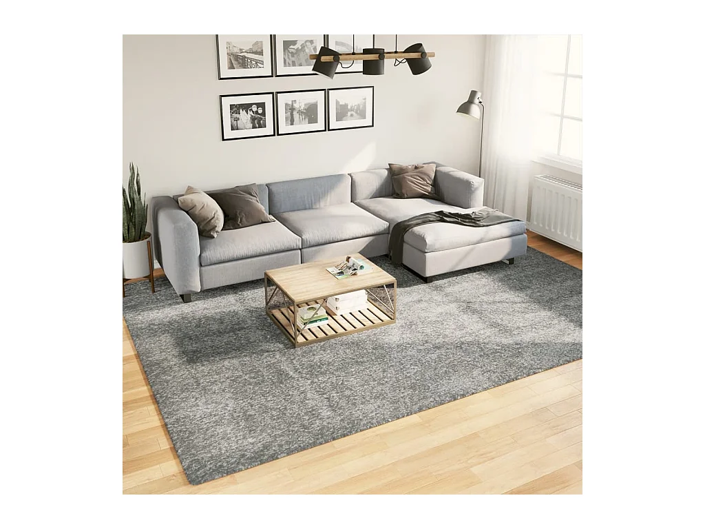 Vloerkleed PAMPLONA shaggy hoogpolig modern 240x340 cm groen
