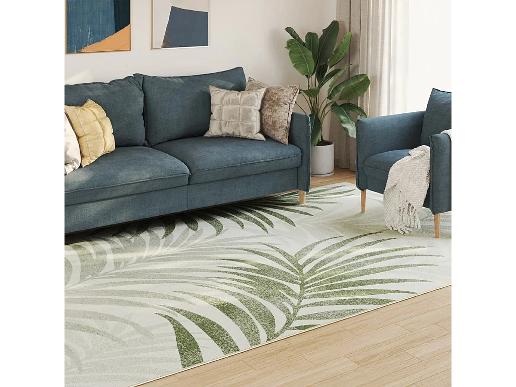 Tapete pelo curto antiderrapante int./ext. 190x300 cm multicor