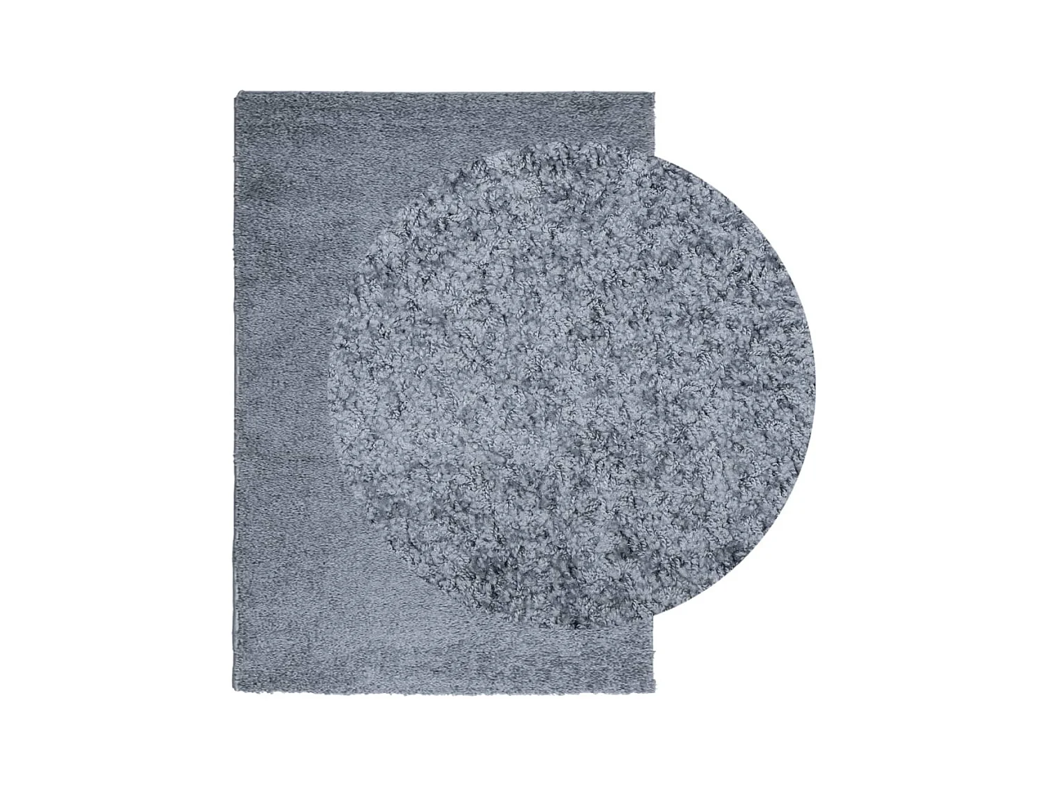 Vloerkleed PAMPLONA shaggy hoogpolig modern 120x170 cm blauw