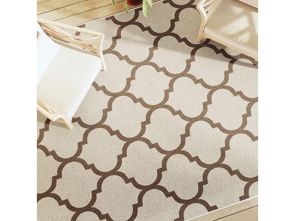 Alfombra interior exterior antideslizante pelo corto 190x300 cm