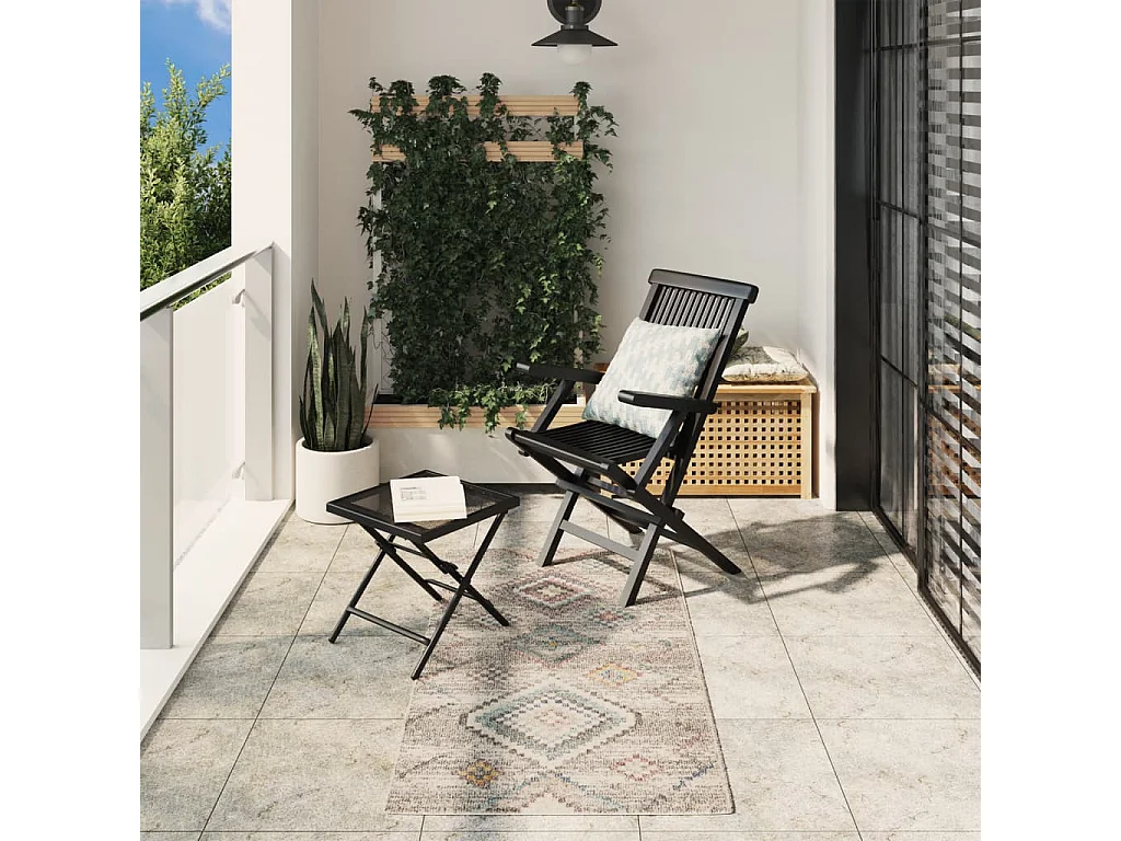 Alfombra de interior/exterior diseño vintage ARBIZU 80x150 cm