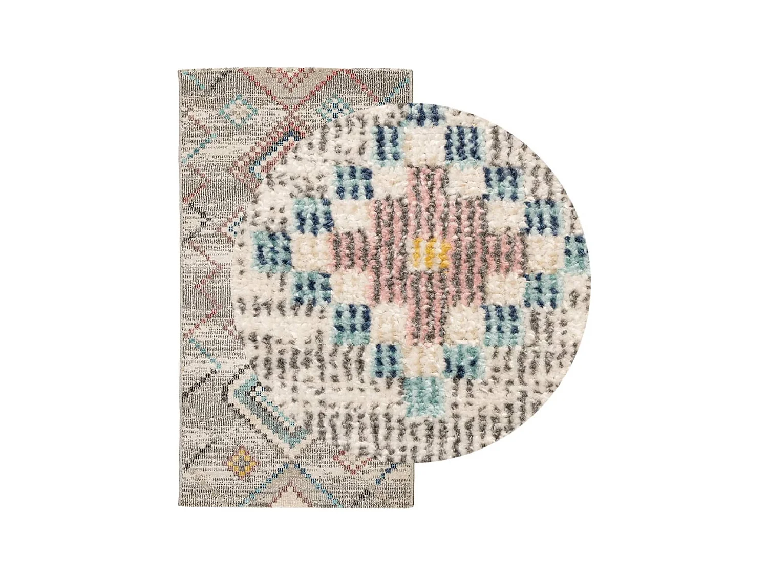 Tapis ARBIZU intérieur extérieur design vintage 80x150 cm