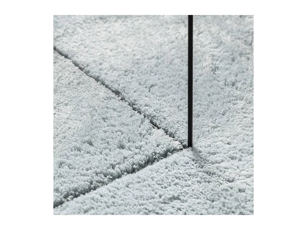 Tapis HUARTE à poils courts doux et lavable bleu 160x230 cm