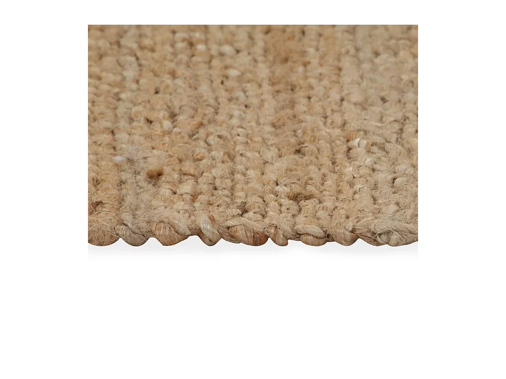 Tapis tissé à la main Jute 120 x 180 cm Naturel