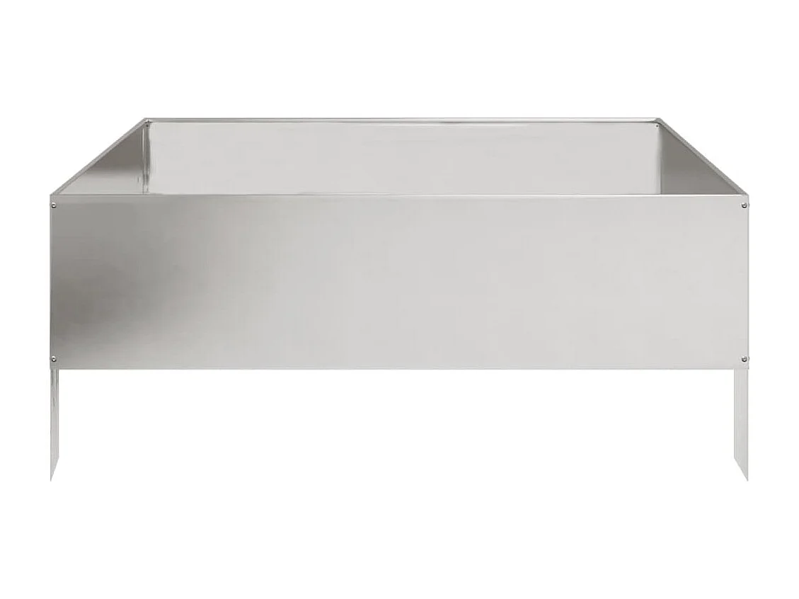 Hochbeet 100x100x25 cm Edelstahl