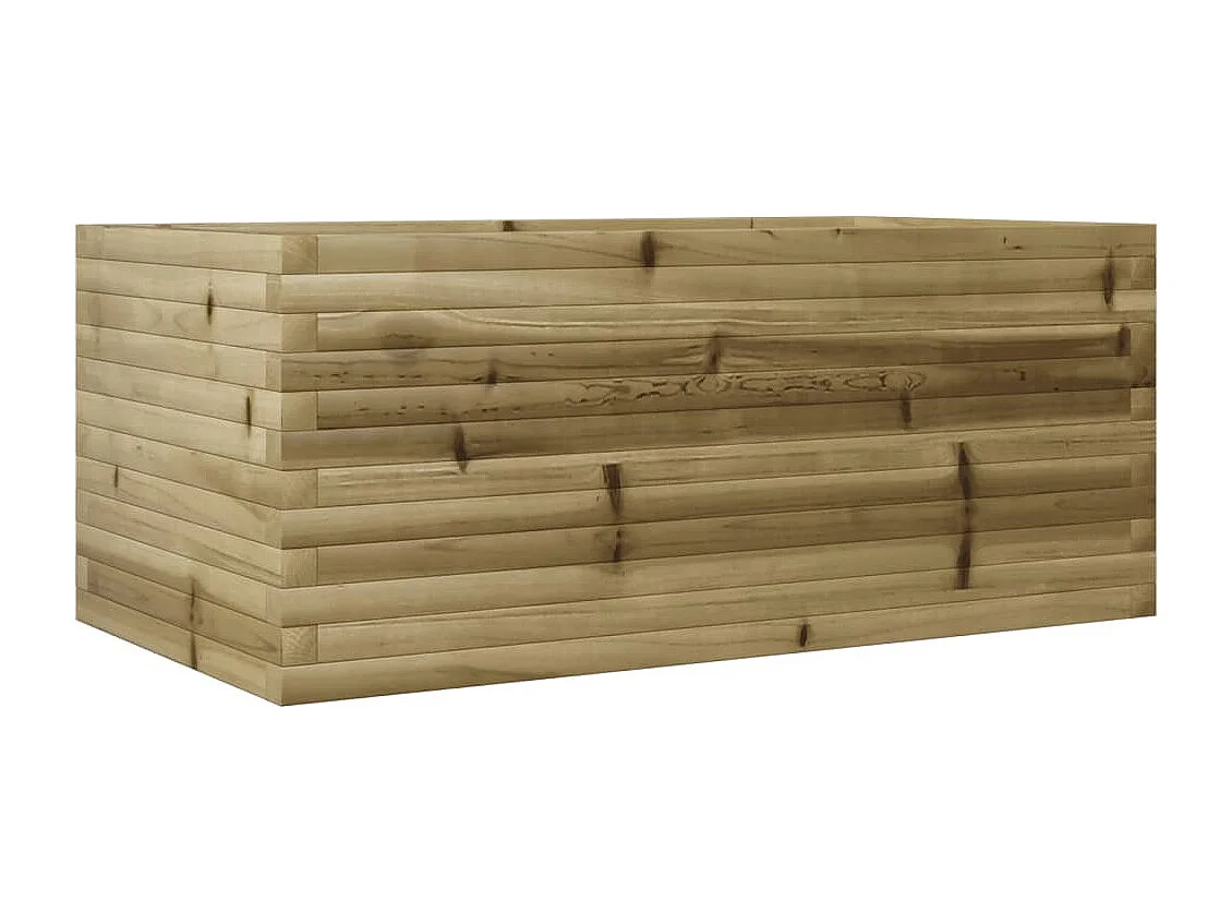 Jardinière 110x60x45,5 cm bois de pin imprégné