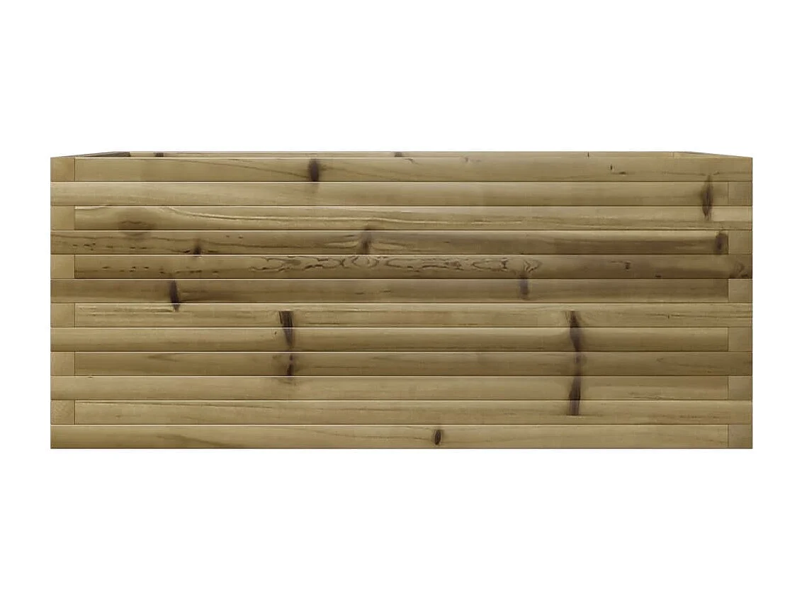 Jardinière 110x60x45,5 cm bois de pin imprégné