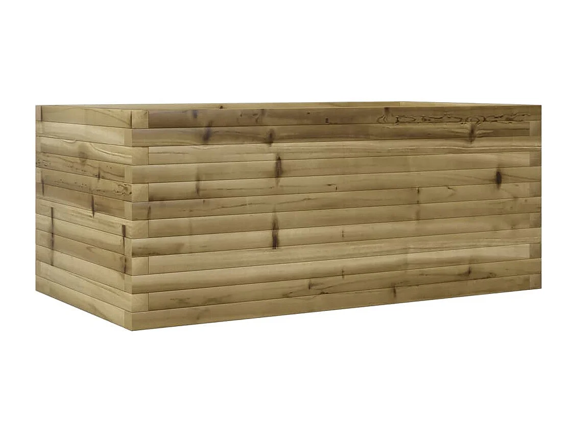 Jardinière 110x60x45,5 cm bois de pin imprégné