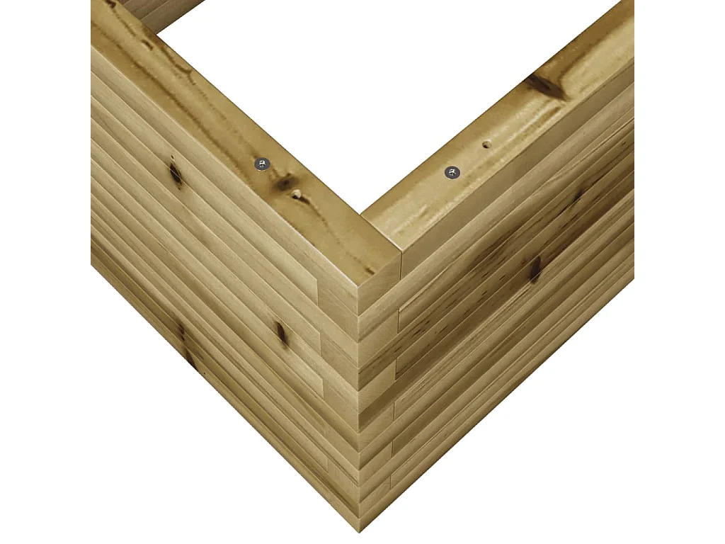 Jardinière 110x60x45,5 cm bois de pin imprégné