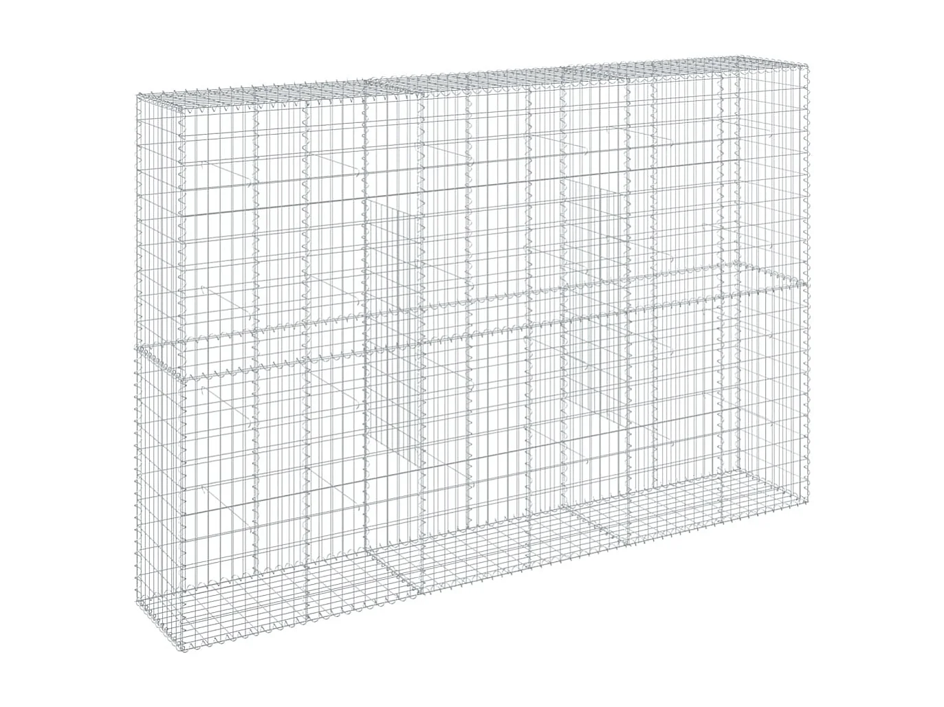 Panier gabion avec couvercle 300x50x200 cm fer galvanisé