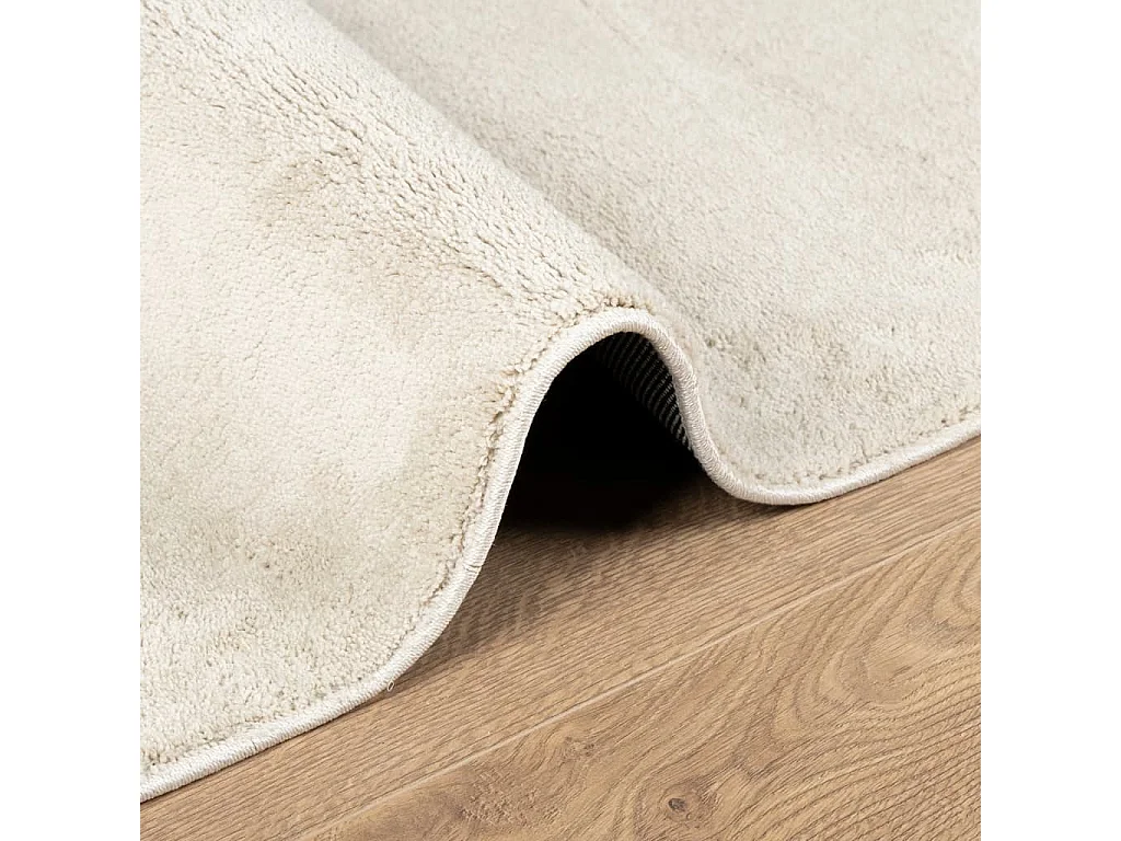 Tapete de pelo curto OVIEDO 140x200 cm bege