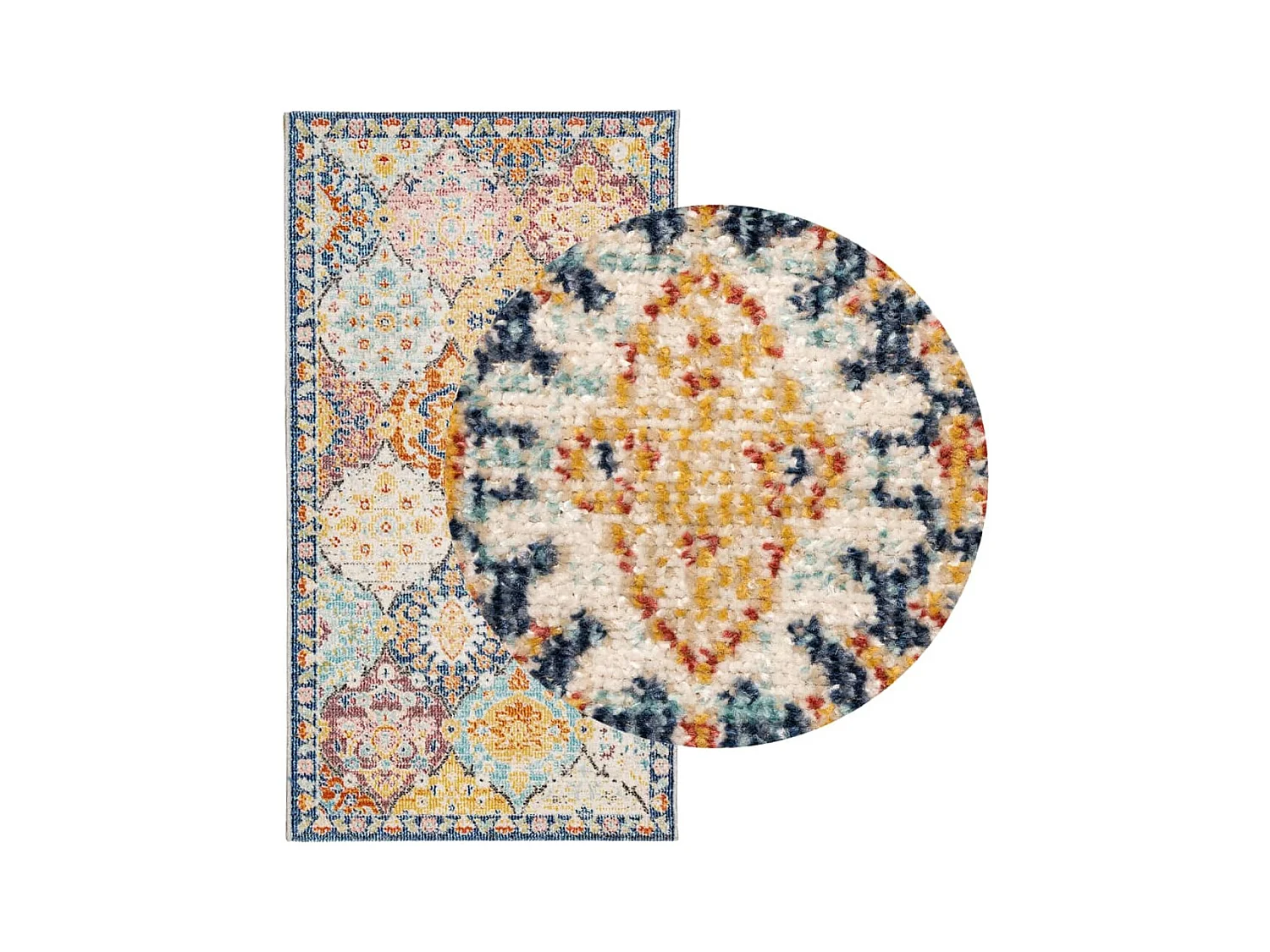 Tapis ARBIZU intérieur extérieur design vintage 80x150 cm