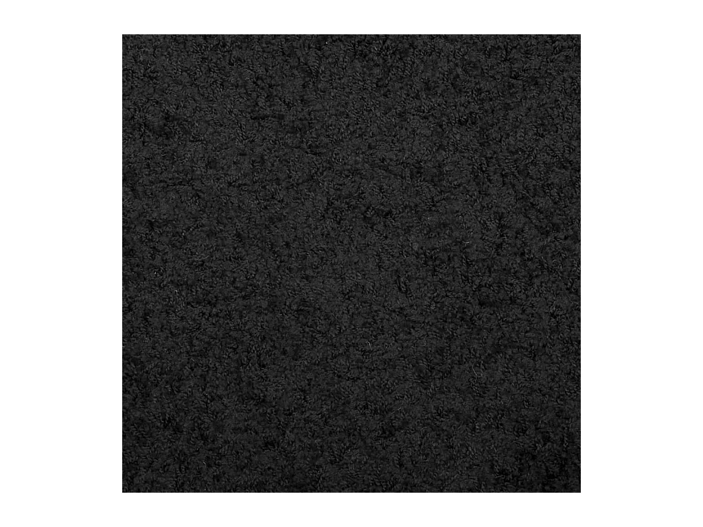 Vloerkleed PAMPLONA shaggy hoogpolig modern 100x200 cm zwart