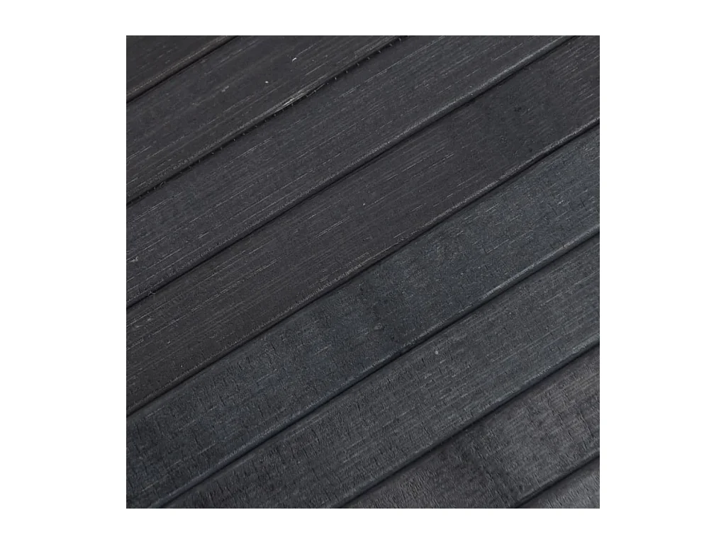 Tappeto Rettangolare Grigio 70x300 cm in Bambù