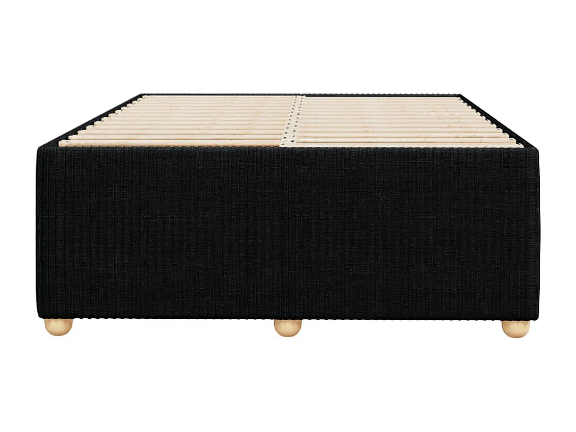 Bedframe stof zwart 120x190 cm