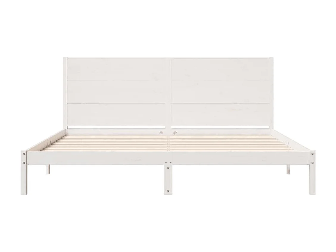 Giroletto Extra Lungo senza Materasso Bianco 200x220cm Massello