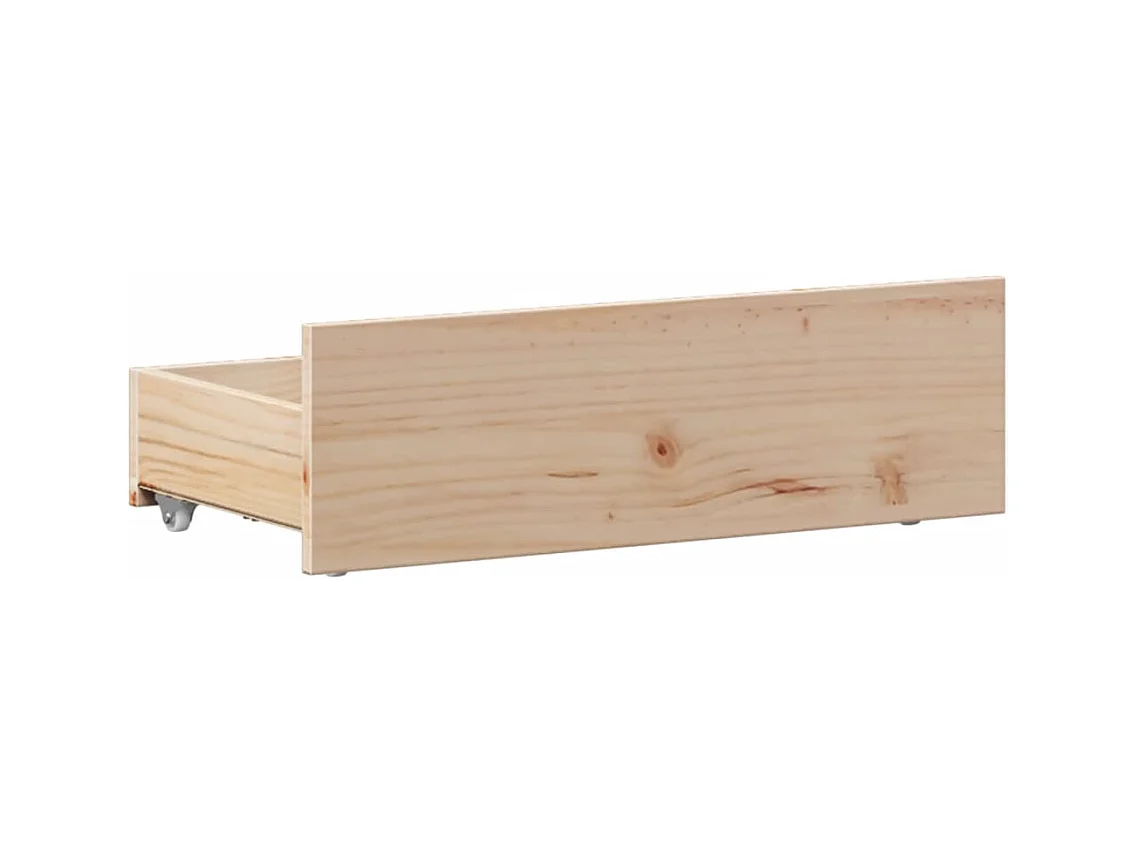 Cadre de lit sans matelas avec tête de lit 90x200cm bois de pin
