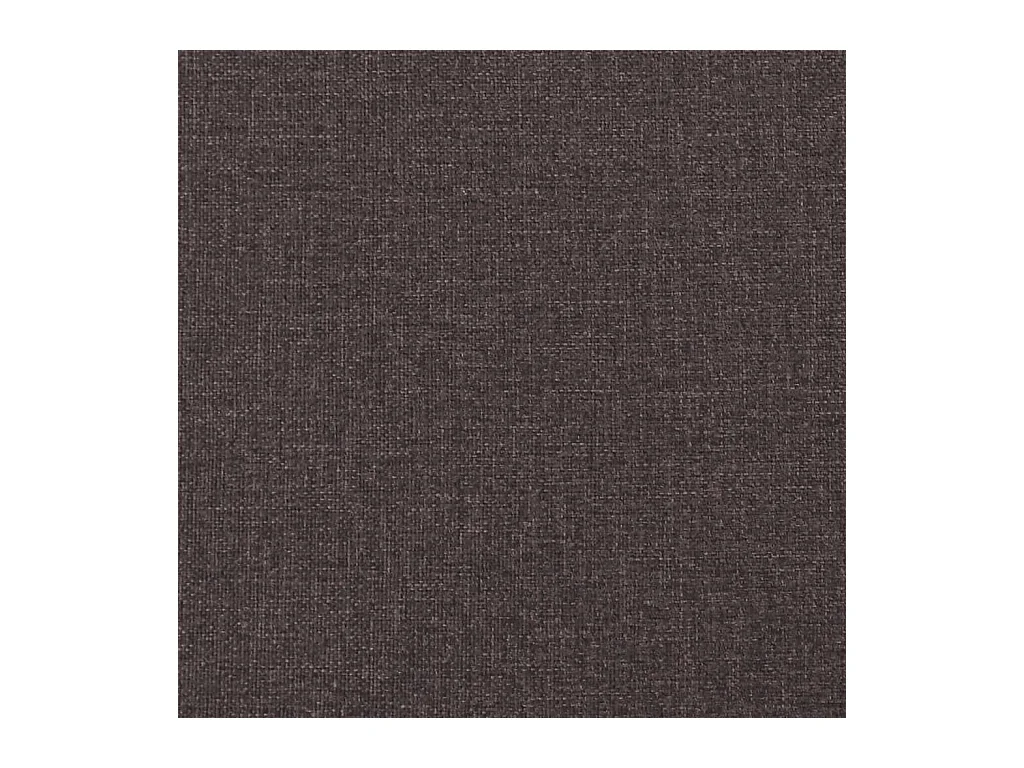 Cadre de lit sans matelas marron foncé 180x200 cm tissu