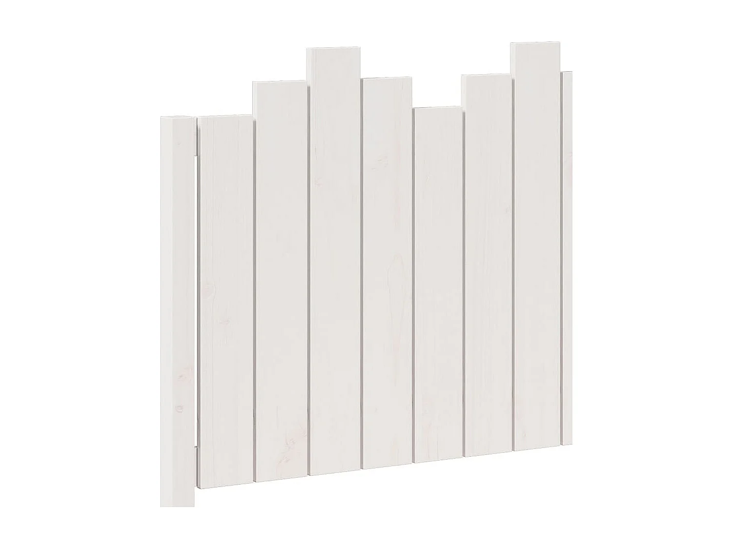 Massivholzbett Extra Lang ohne Matratze Weiß 100x210 cm