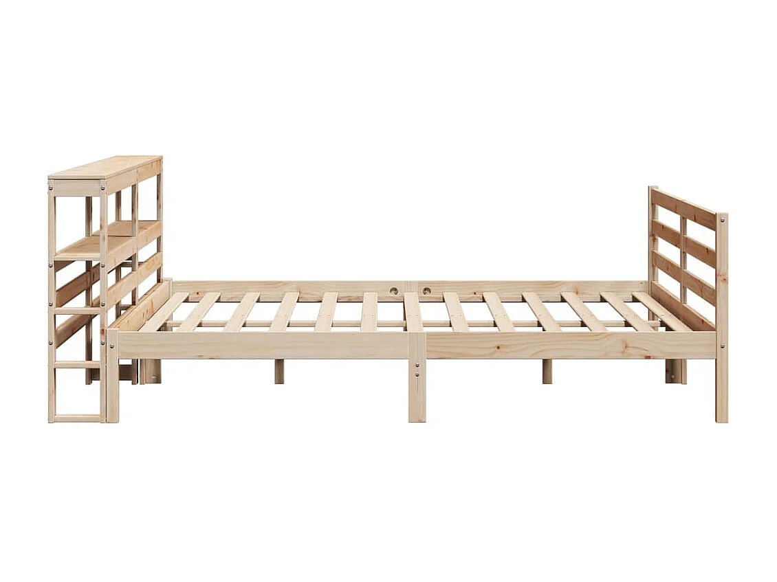 Cadre de lit sans matelas 180x200 cm bois massif de pin