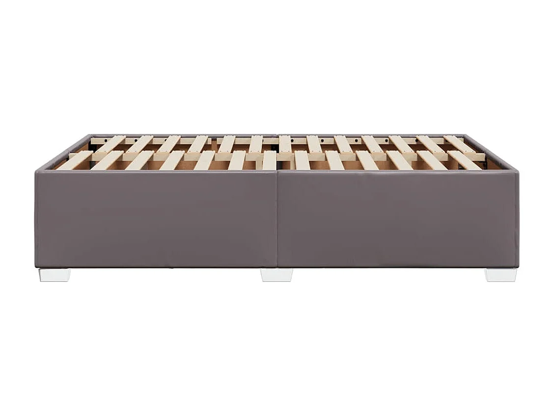 Bedframe kunstleer grijs 120x190 cm