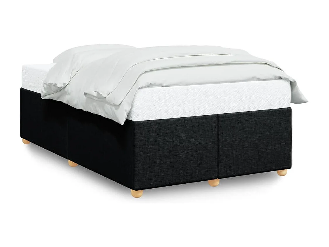 Giroletto senza Materasso Nero 120x200 cm Tessuto