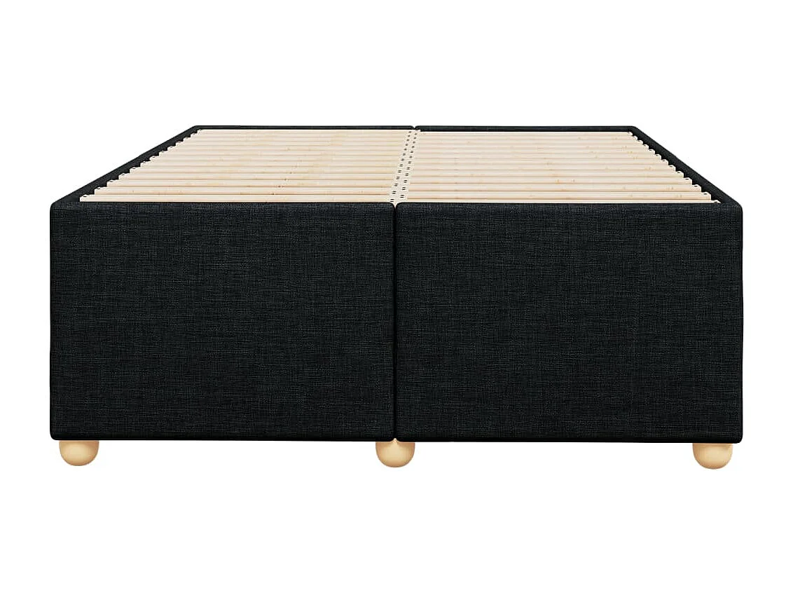 Giroletto senza Materasso Nero 120x200 cm Tessuto