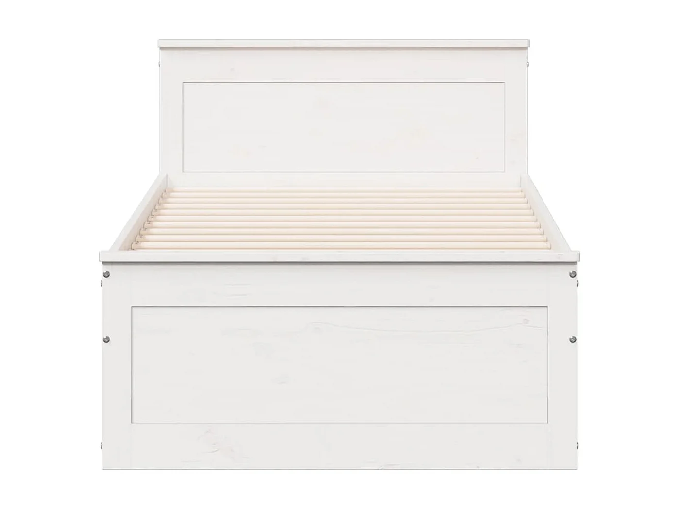 Cadre de lit sans matelas avec tête de lit 90x190 cm pin massif