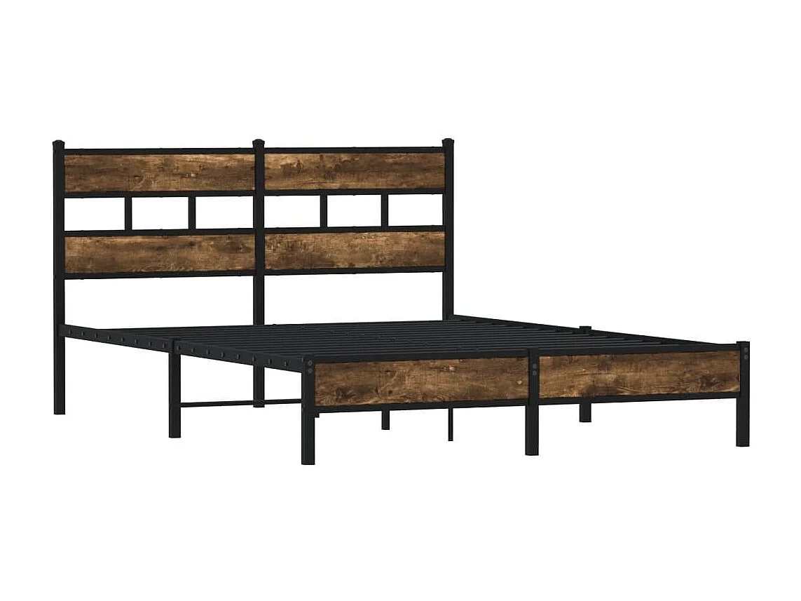Cadre de lit sans matelas avec tête de lit 160x200 cm