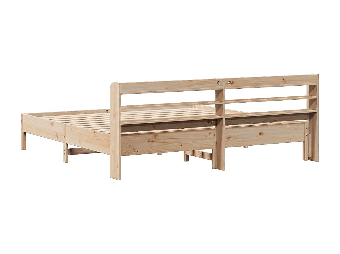 Cama sem colchão 180x200 cm madeira de pinho maciça