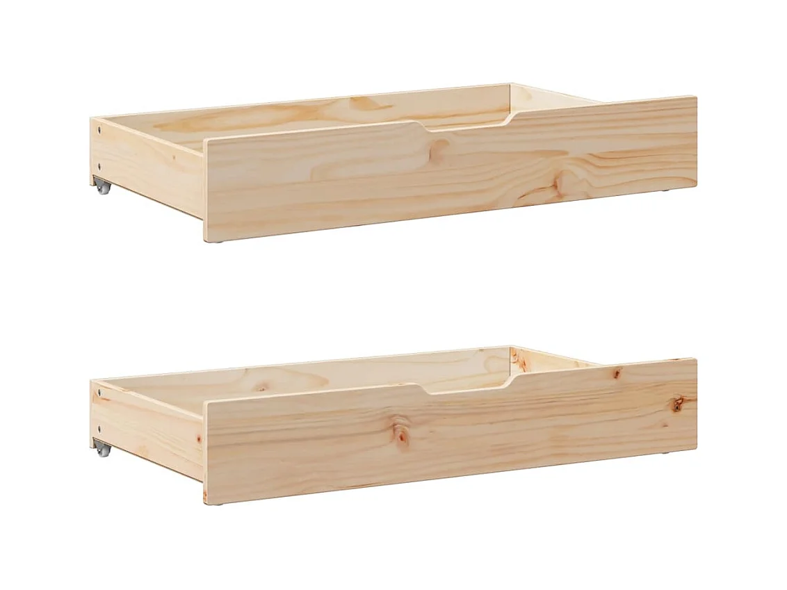 Cadre de lit sans matelas 140x200 cm bois massif de pin