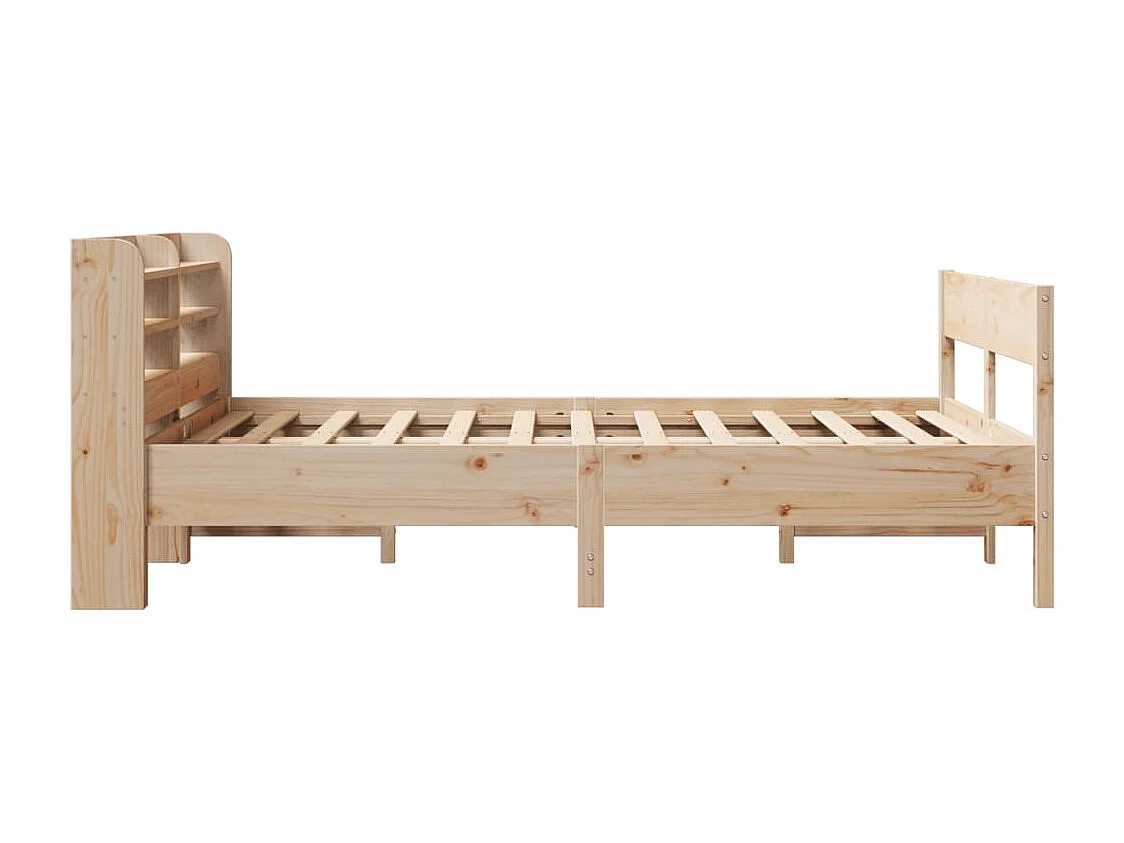 Cadre de lit sans matelas 160x200 cm bois massif de pin
