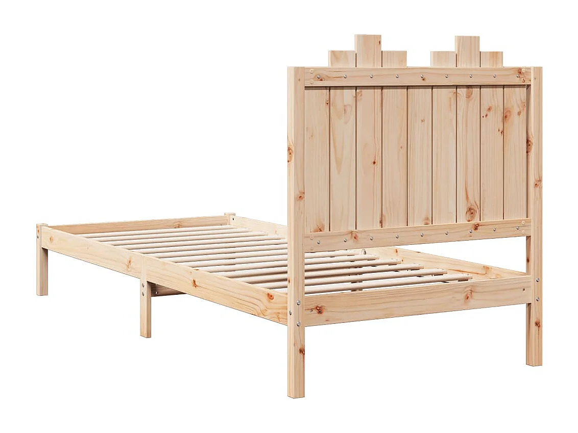 Massivholzbett Extra Lang ohne Matratze 100x220 cm