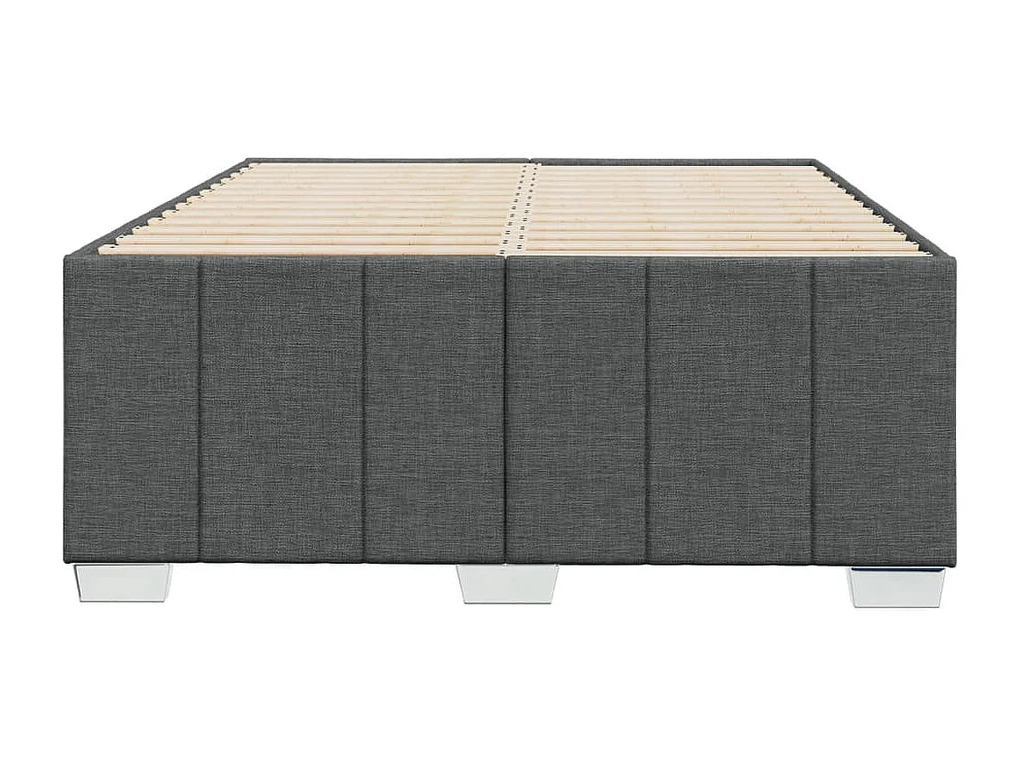 Giroletto senza Materasso Grigio Scuro 120x200 cm Tessuto