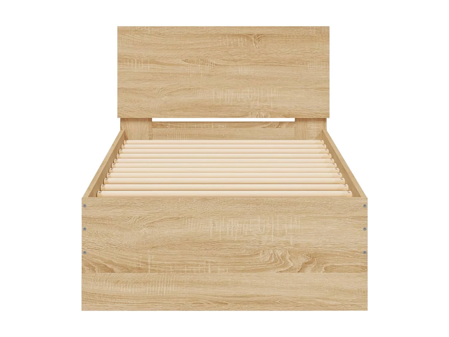 Cadre de lit sans matelas avec tête de lit 90x200 cm