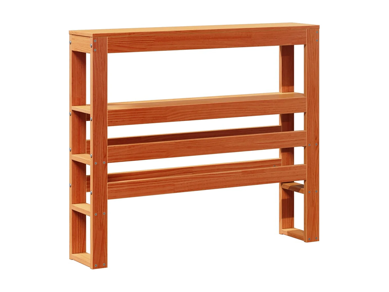 Cama sem colchão 90x200 cm pinho maciço castanho-mel