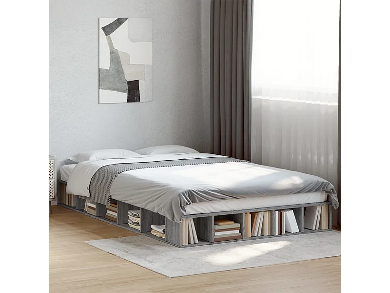 Giroletto Grigio Sonoma 135x190 cm in Legno Multistrato