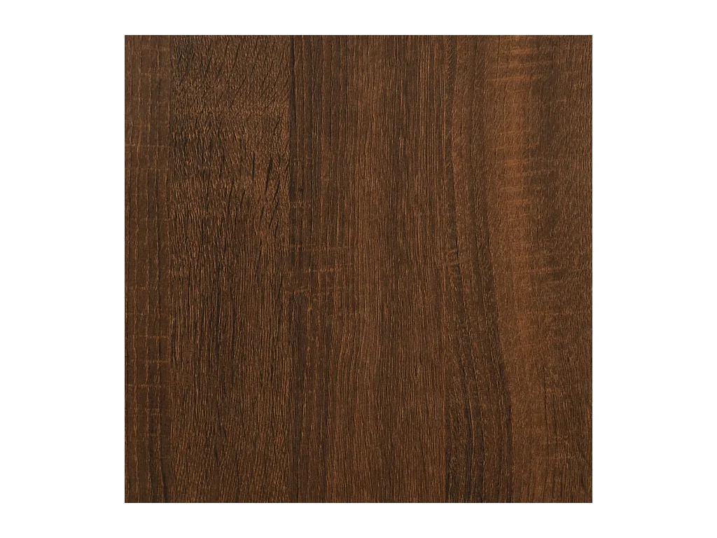 Cadre de lit sans matelas chêne marron 100x200 cm