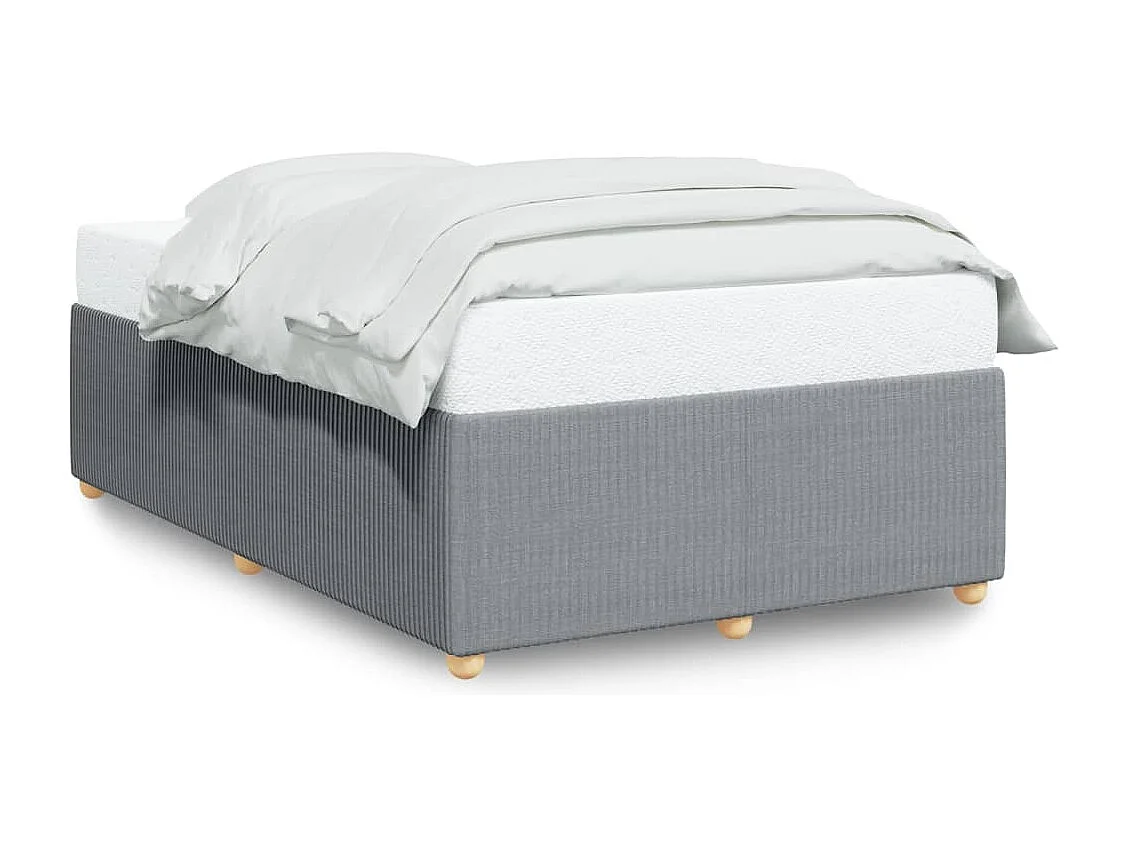 Giroletto senza Materasso Grigio Chiaro 120x200 cm Tessuto