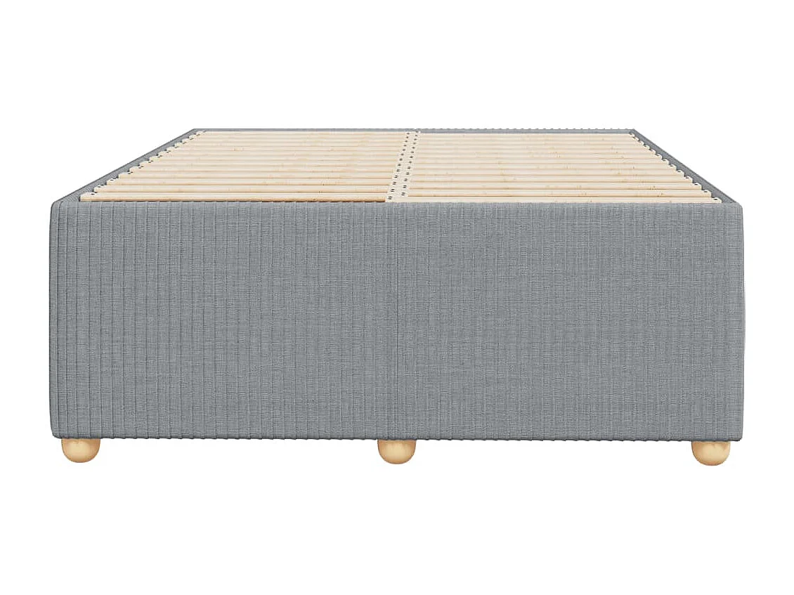 Giroletto senza Materasso Grigio Chiaro 120x200 cm Tessuto